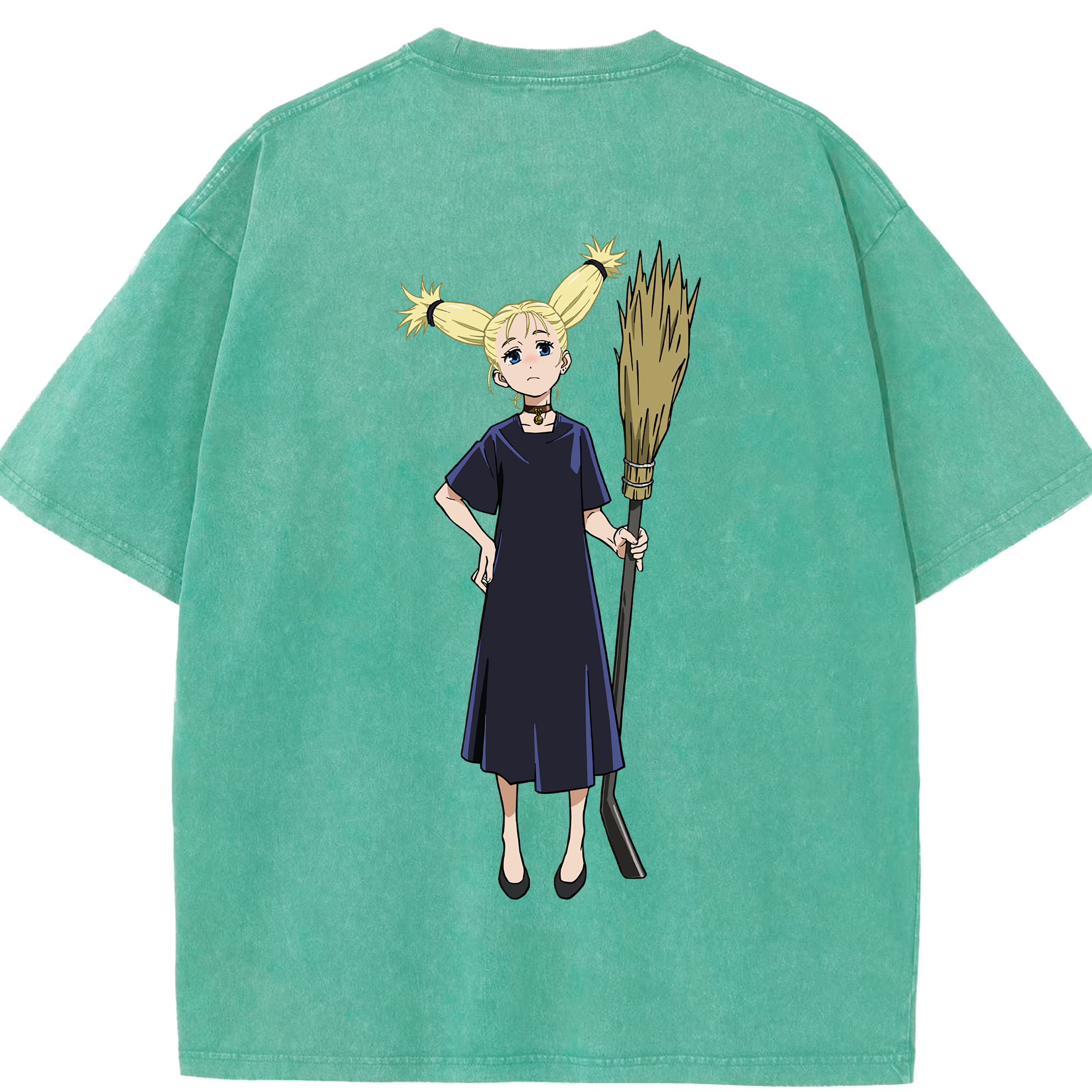（画像用） 呪術廻戦 Jujutsu Kaisen 綿100% ヴィンテージ風 半袖Tシャツ（背面プリント）